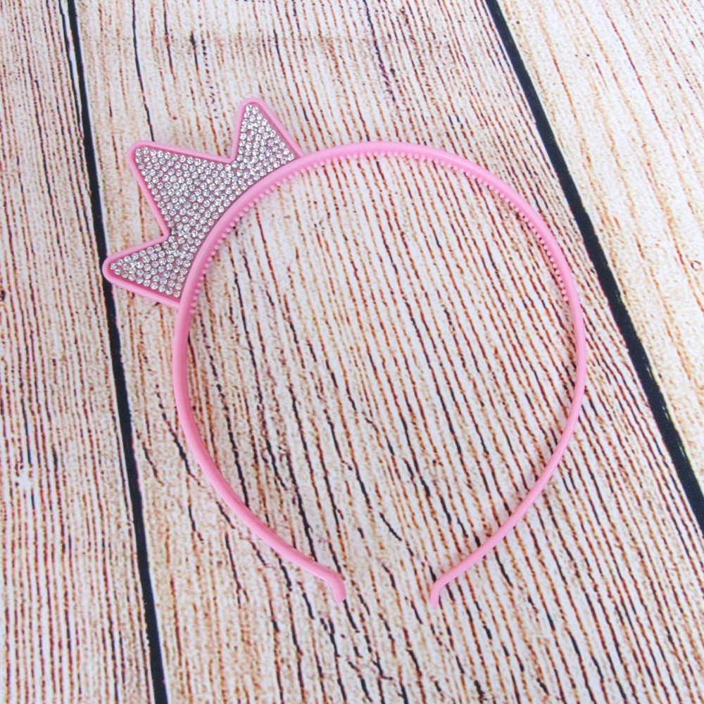 Crown girls Headband Light Pink